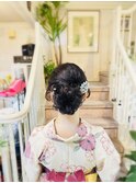 シニヨンヘア