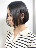 モリオフロムロンドン 原宿本店(morio from London) 【morio原宿】大人　黒髪　ボブ　前下がり