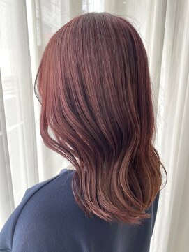 チャオ バイ ミチ(Chao by MICHI) ピンクベージュ 透明感カラー くびれヘア 艶トリートメント