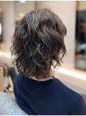 本八幡×パーマボブ×ウェットスタイリング