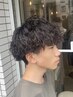メンズカット＋波巻きパーマor波巻きスパイラルパーマ
