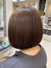 ヘアープレイスクリアライン 栄町店(hair place CLEAR LINE) 【メテオカラー×ボブ】髪質改善/トステア/シルク架橋/メテオ
