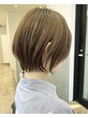 【Say.福岡】ショート×ヘーゼルベージュ×ブリーチ無し×透明感
