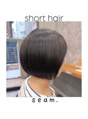 簡単スタイリング前下がりボブ◎どんな髪質・毛量・年齢もOK☆