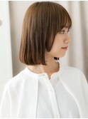 大人可愛い姫カット小顔ワンカールAラインボブY戸田公園20代30代