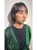 大人綺麗な小顔襟足スッキリショートボブ　30代40代50代
