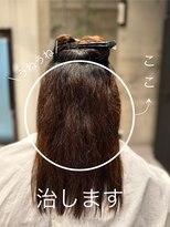 ヒライ(HIRAI) No.13 50代のお悩み「うねり、パサつき」Before