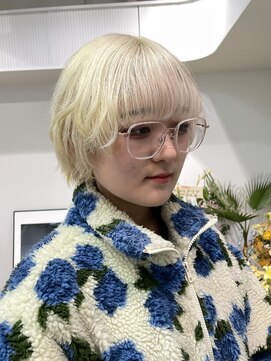 ミーム 原宿 表参道(meme) ◎ブロンドハイトーンカラーデザインカラーアンブレラカラー金髪