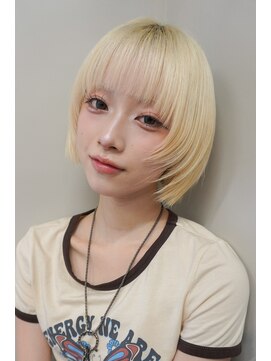 ヴェルダ 池袋店(verda) ホワイトブロンド×ボブレイヤー【shion】