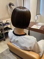 エイクス ヘア デザイン×美髪クリニック 千葉(AQs hair design)&nbsp;ミディアムヘア/暗めカラー/グランマッシュ/千葉