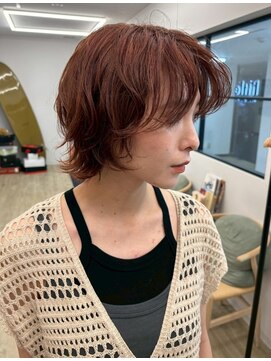 ヌビラ(Nubira) ショートウルフ/ニュアンスパーマ/ナチュラルパーマ/西千葉