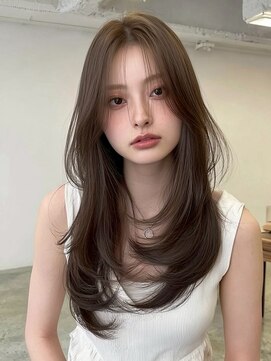アイシーキョウト(I see kyoto) くびれヘア/レイヤーカット/ショコラブラウン/前髪あり