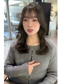 【FILM村田】ママお勧め!オリーブグレージュミディアムレイヤー