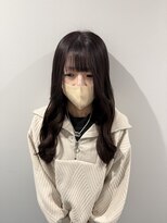 ロサ ファイブヘアー(Rosa..5Hair)&nbsp;ナチュラルアッシュブラックロングに