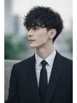 ベル 銀座並木通り店(Belle) 《スーツ仕事でもカッコいい》/シャドウパーマ/マッシュ/メンズ