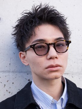 フィフス 栄(fifth) 名古屋栄スパイキーショートツイストスパイラルパーマmen's緩め