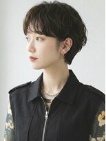 キビト(kibito)&nbsp;新宿曙橋若松河田ショートボブパーマショートパーマ20代30代40代