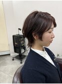 丸みショートウルフ
