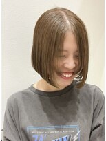 HONORI　艶髪矯正/髪質改善/透明感カラー/ヘッドスパ【ほのり】&nbsp;ミニボブ