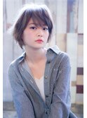 【Taylor】マニッシュショート×透け感アイスベージュ