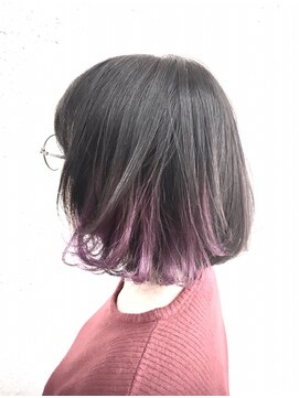 セレスト 下北沢店(CELESTE) インナーカラー×アメジスト　ｐｕｒｐｌｅ