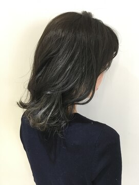 アッド バイ ケーツー(add by K-two) ティールブルーインナーハイライトグラデ/心斎橋&難波&堀江&新町