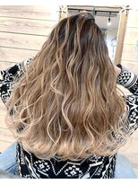 トーク 伊丹本店(TAL'KE)&nbsp;TAL'KE/バレイヤージュ×ベージュブロンド_411