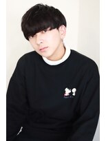 ソイクフ(SOY KUFU)&nbsp;MEN’SHAIRアッシュブラックマッシュパーマ