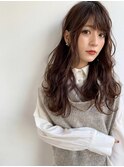 大人可愛いフェミニンロング