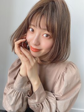 ルービック 枚方(Rubik's) 小顔に見えるナチュラルボブスタイル