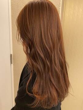 ブリス(VLISS) オレンジカラー＿艶ロング