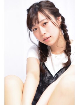 セントロバイゼクト(centro by zect) 編み込みツインテール