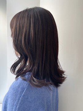 エアー 銀座(air) ★岡田有加★20代30代/暗髪透明感♪スモーキーベージュカラー