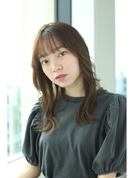 エクリボンヌ(equri bonne) ゆる巻きミディロング