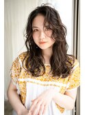 根元からのゆったりスパイラルパーマ・・・HINATA