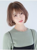 『グレージュ × 透明感カラー 』 外国人風ボブ☆