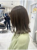 透明感グレージュ 銀座 美容室