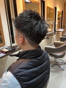 グリーンルーム(Green Room) 【Green Room 佐藤】メンズナチュラルフェードスタイル