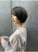 モードヘアミディアム×美髪【髪質改善/縮毛矯正】
