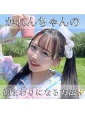アイドル前髪　顔まわりカット　似合わせ顔まわり　松本かれん#