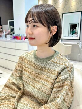 ケーツー あべのキューズモ-ル店(K-two) ショートボブ*ナチュラルボブ*前髪ありボブ*ボブ*20代30代40代