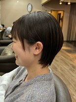 リアンヘアデザイン(Lian hair design) 大人ショート/透明感グレージュ