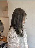 オリーブグレージュ/ブリーチなしカラー/横浜駅/横浜