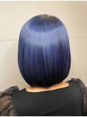 黒髪/ボブルフ/ネビージュ/小顔/ワンレン/高円寺/髪質改善/前髪