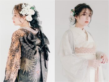 オートル 綱島店(AUTRE by FUGA hair)の写真/※ご予約はお電話にて受付中※振袖・成人式・卒業式・浴衣・七五三・訪問着の着付けはお任せ下さい☆