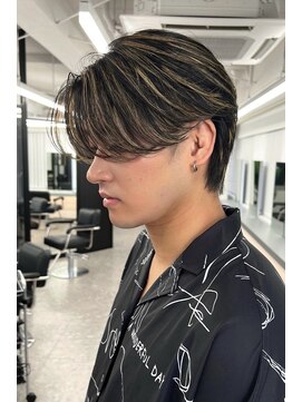 ランズ(LANDS) メンズカット メッシュカラー【韓国ヘア 大阪 梅田】