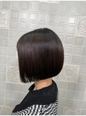 ダークブラウンボブ