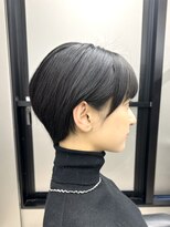 大人かわいい小顔ショートショートヘア30代40代50代白髪ぼかし