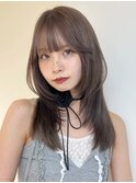 美髪/ワイドバング/外ハネボブ/ホワイトブロンド[名古屋駅/名駅]