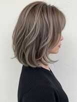 ラ ブレス なんばスカイオ(LaBless)&nbsp;30代40代50代人気★大人女子の透明感ハイライトレイヤーボブ